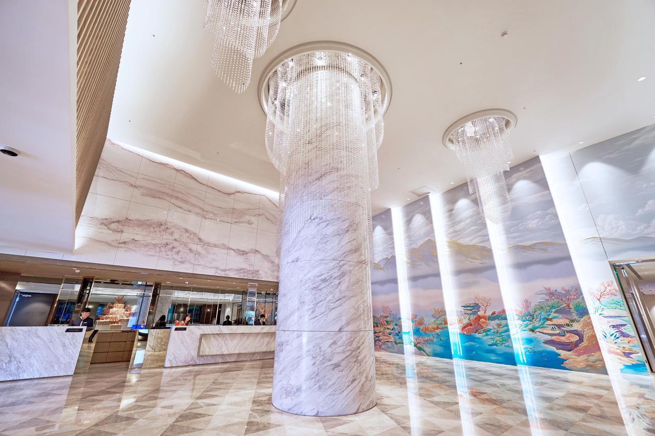 فندق سيزار مترو تايبيه المظهر الخارجي الصورة The lobby of the hotel